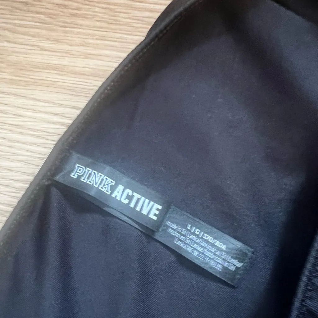 VS - Pink - Active - Classic High Waist Black Mini Swim Bottom - Image 2