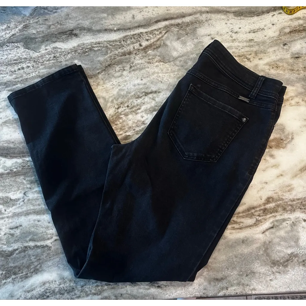 Women's INC Black Straight Leg Jeans Size 12 - Image 2