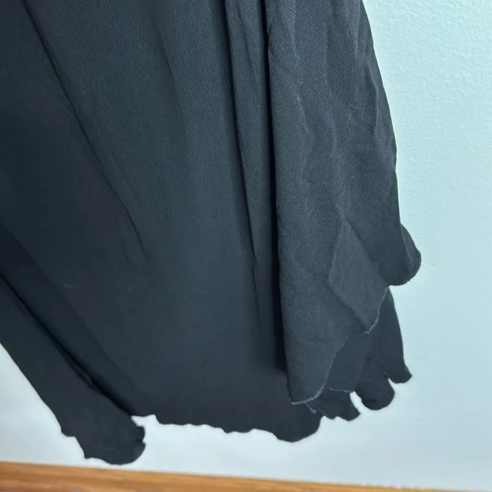 Rebecca Taylor black Maxi Dress Scoop neck Sleeveless sequin Star detail size 6 - Image 7