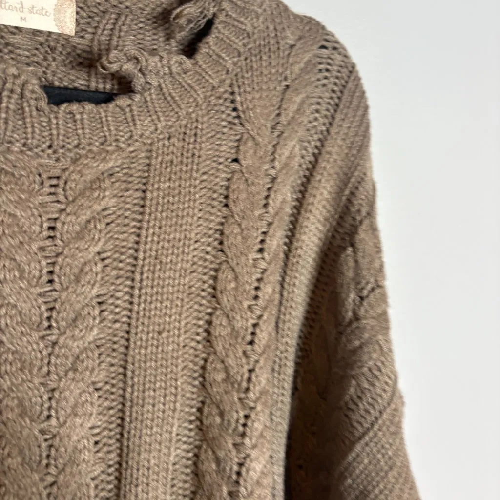 NWT Altar'd State cable knit distressed sweater - Image 2