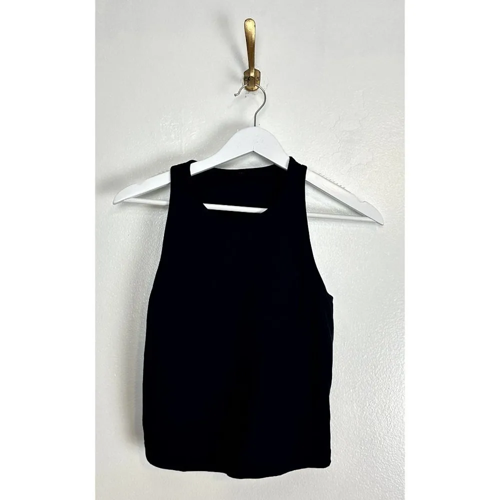 VUORI Plyo Rib Racerback Tank in Black Size Medium - Image 4