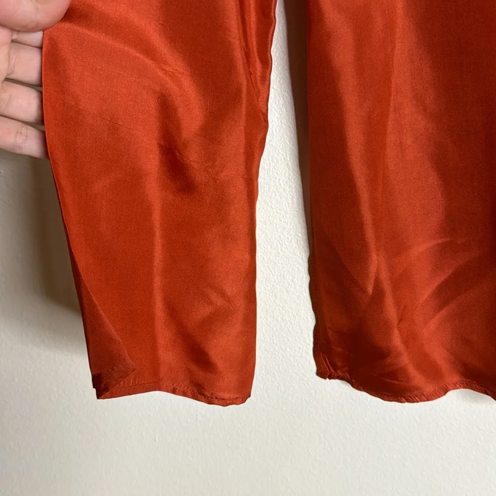 Vtg Beliza ladies embroidered detail with buttons long sleeve button up size M Size M - Image 3