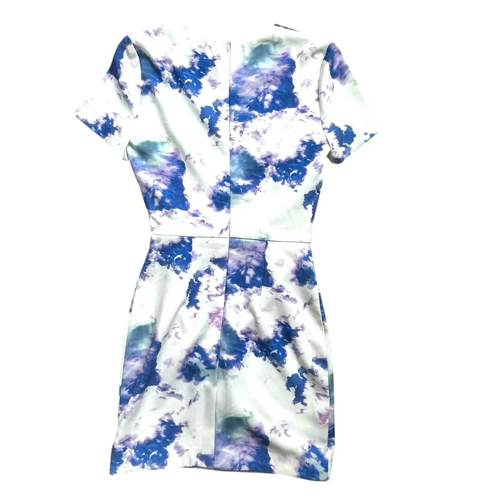 BEC & Bridge Saint Cloud Tie Dye Print Cut Out Waist Mini Dress Size 4 - Image 4