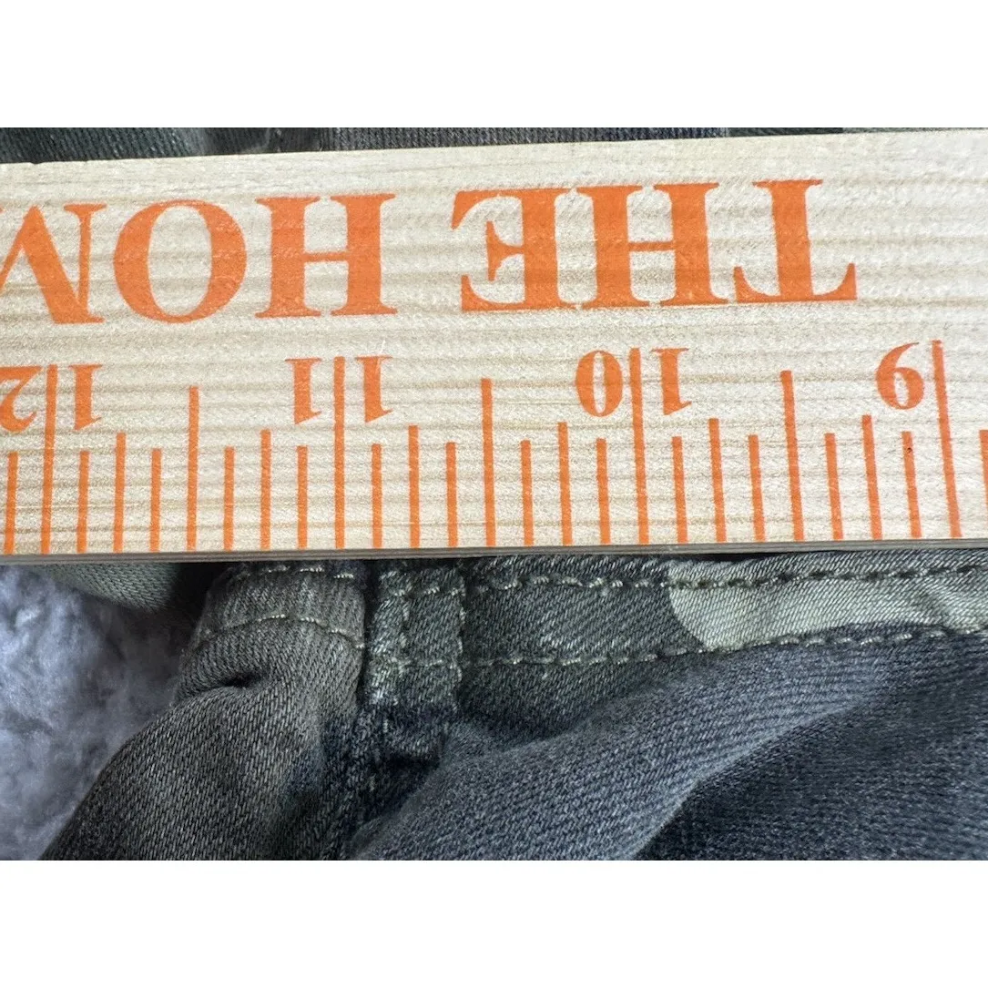 Kancan‎ Women Chino Mini Shorts Size Large Camo Pockets Stretch Comfort - Image 11