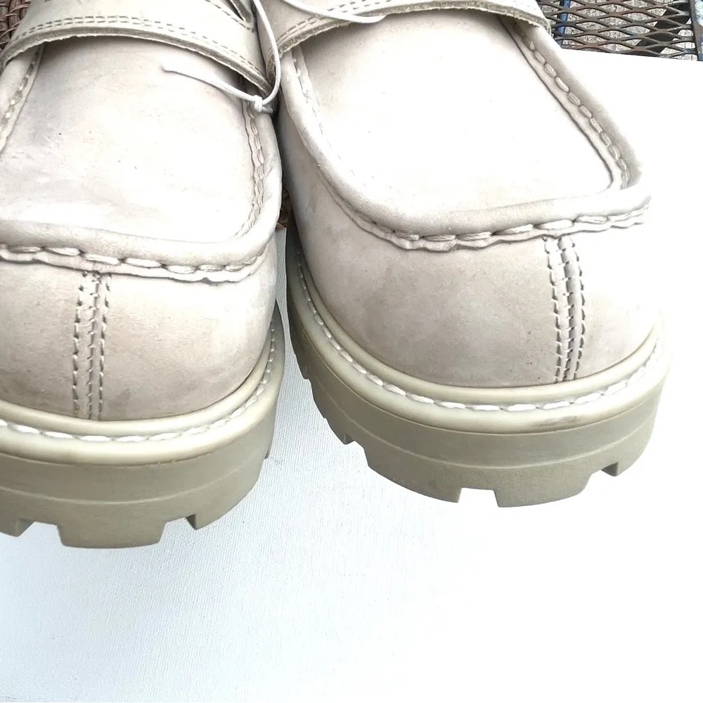 Vagabond Womens Shoes Loafers Sand Cosmo 2.0 Leather Lug Sole Size 10 - Image 5