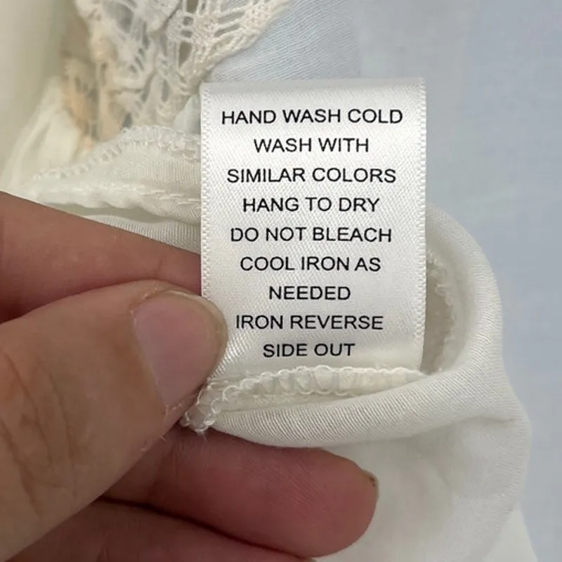 Versona Boho Top Sz Large Embroidered Festival Sheer Lace Cottage Hippie Lace - Image 12