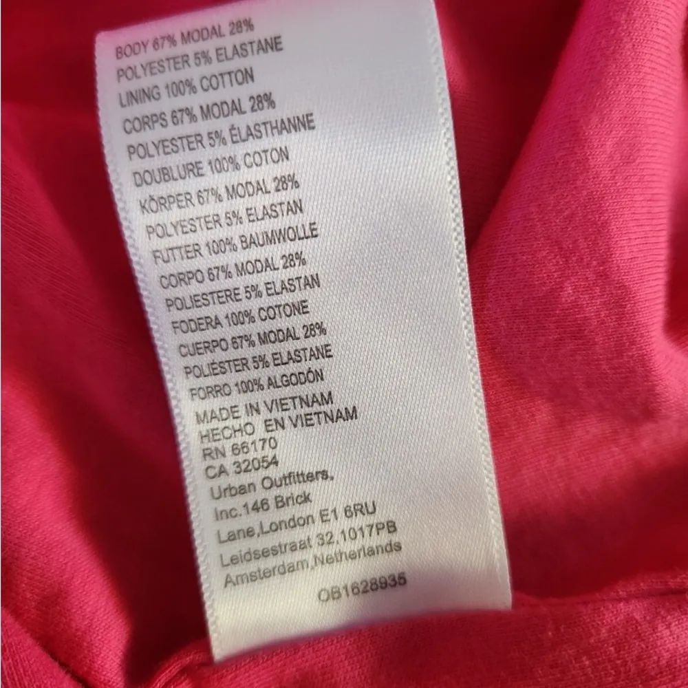 ANTHROPOLOGIE Maeve Twist-Front Sweatshirt Size  Pink XXSmall - Image 9