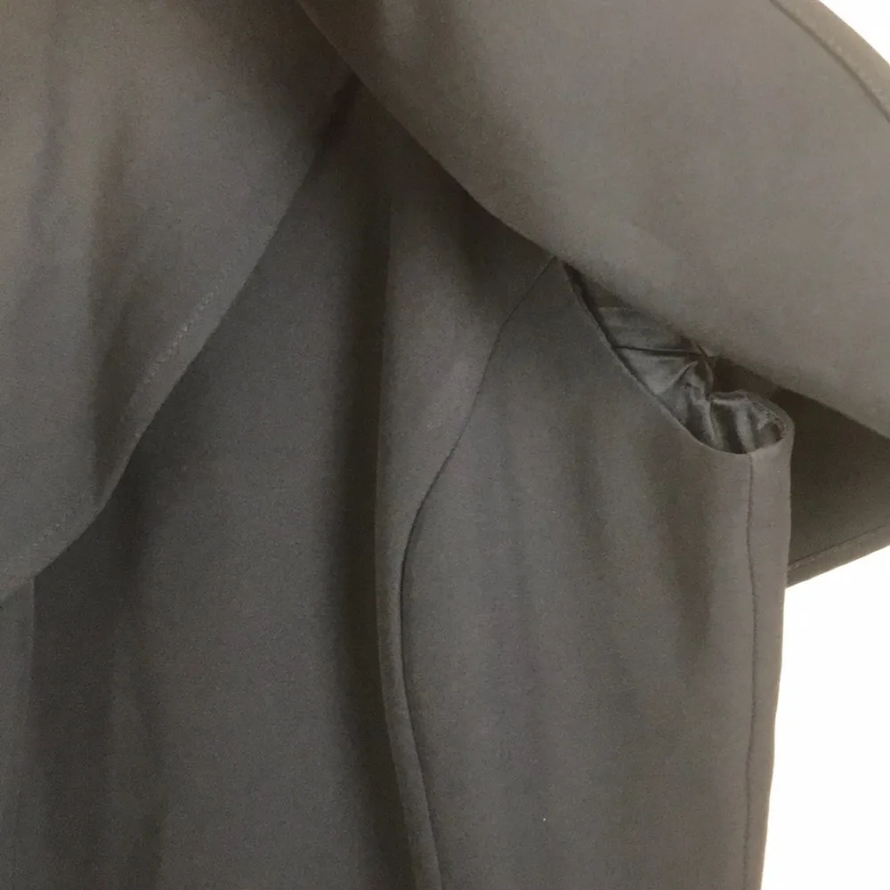 Women’s Black Ruffle Off the Shoulder Sleeve Tank Mini Dress - Image 4