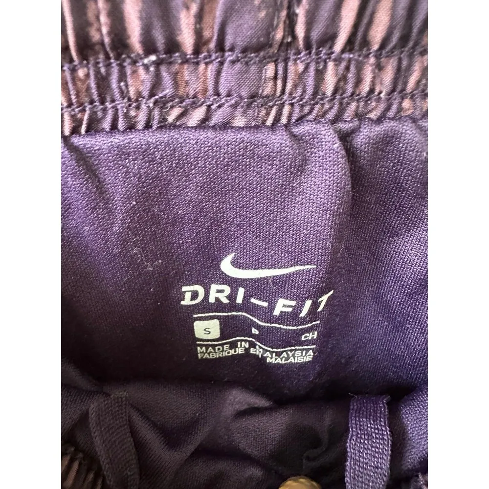 Nike Dri-Fit Women's Purple Brief-Lined 10K Running Runner Athletic Shorts S - Image 4