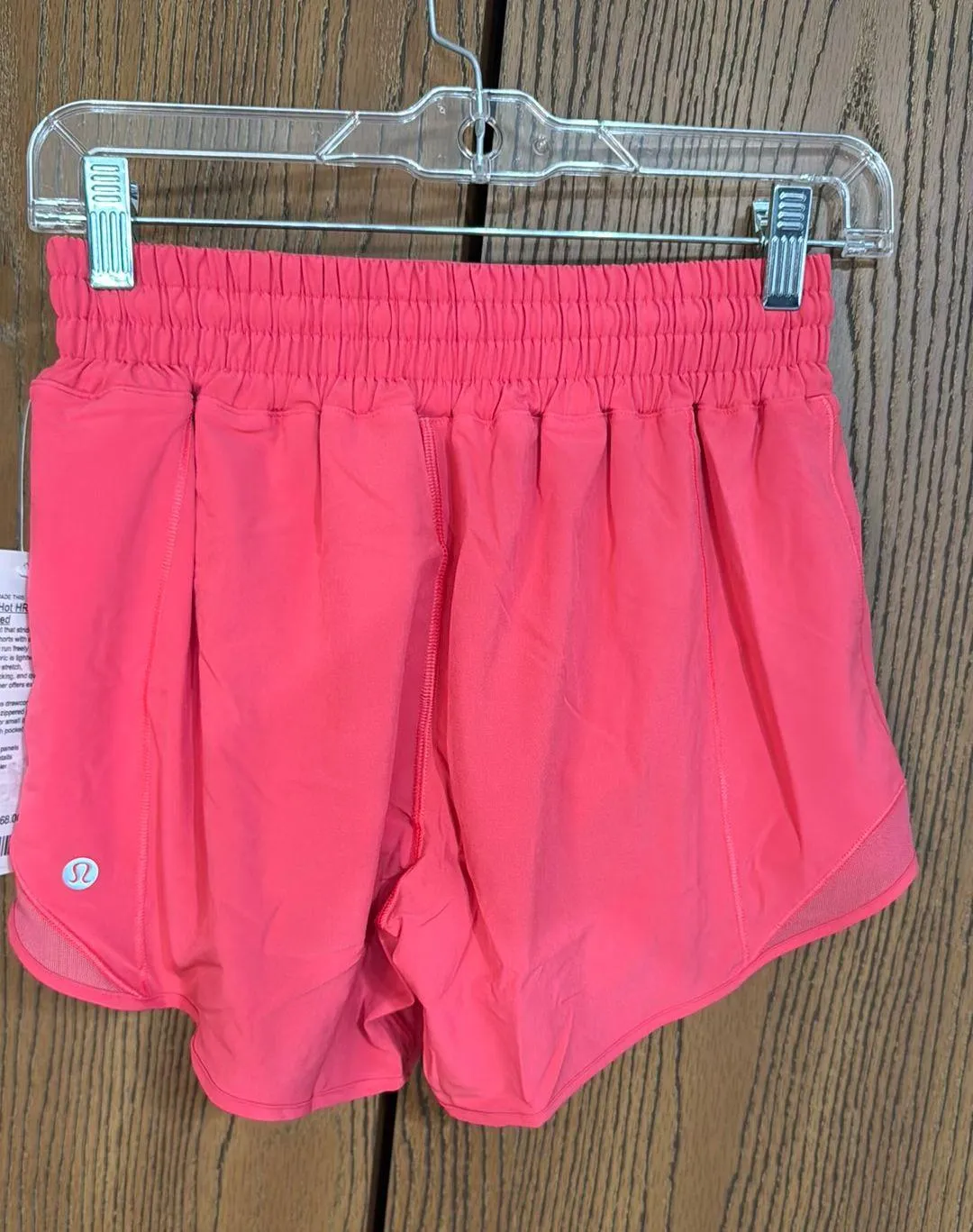 Lululemon Hotty Hot Short 4” Lined Glaze Pink Sz4 - Image 3