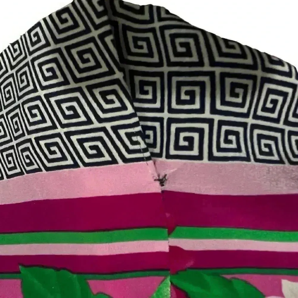 Ginny Neiman Marcus Women’s‎ Vintage 100% Silk Floral Pencil Mini Skirt Small - Image 4