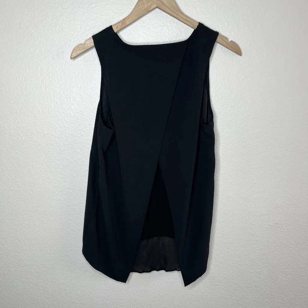 Rag & Bone Black Sleeveless blouse Layered Asymmetrical Hem Top M - Image 7