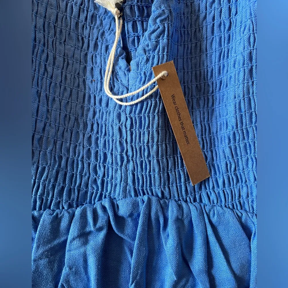 ruffled linen sun dress - Image 7