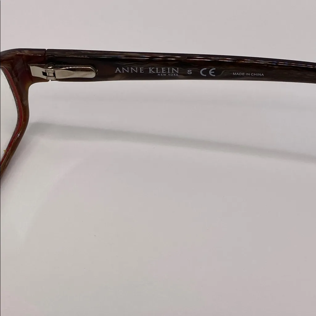 Anne Klein Eyeglasses AK8098 249 50-17-135 Red Full Rim Rectangle Frame Eyewear - Image 7
