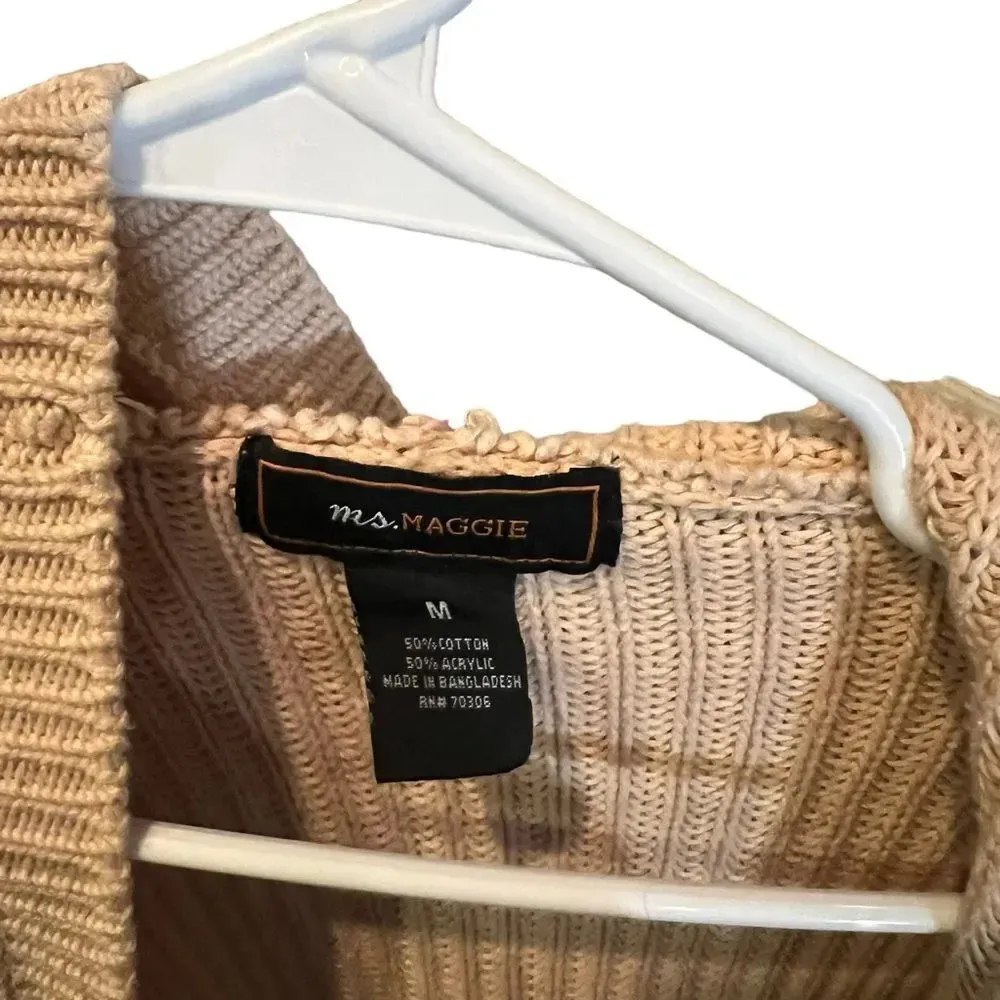 Ms. Maggie Women’s Hooded Open Front Cardigan‎ Size Medium - Image 2