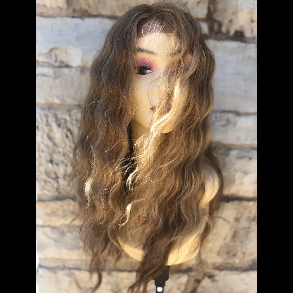 Blonde Mix Loose waves Soft Lacefront Wigs - Image 2