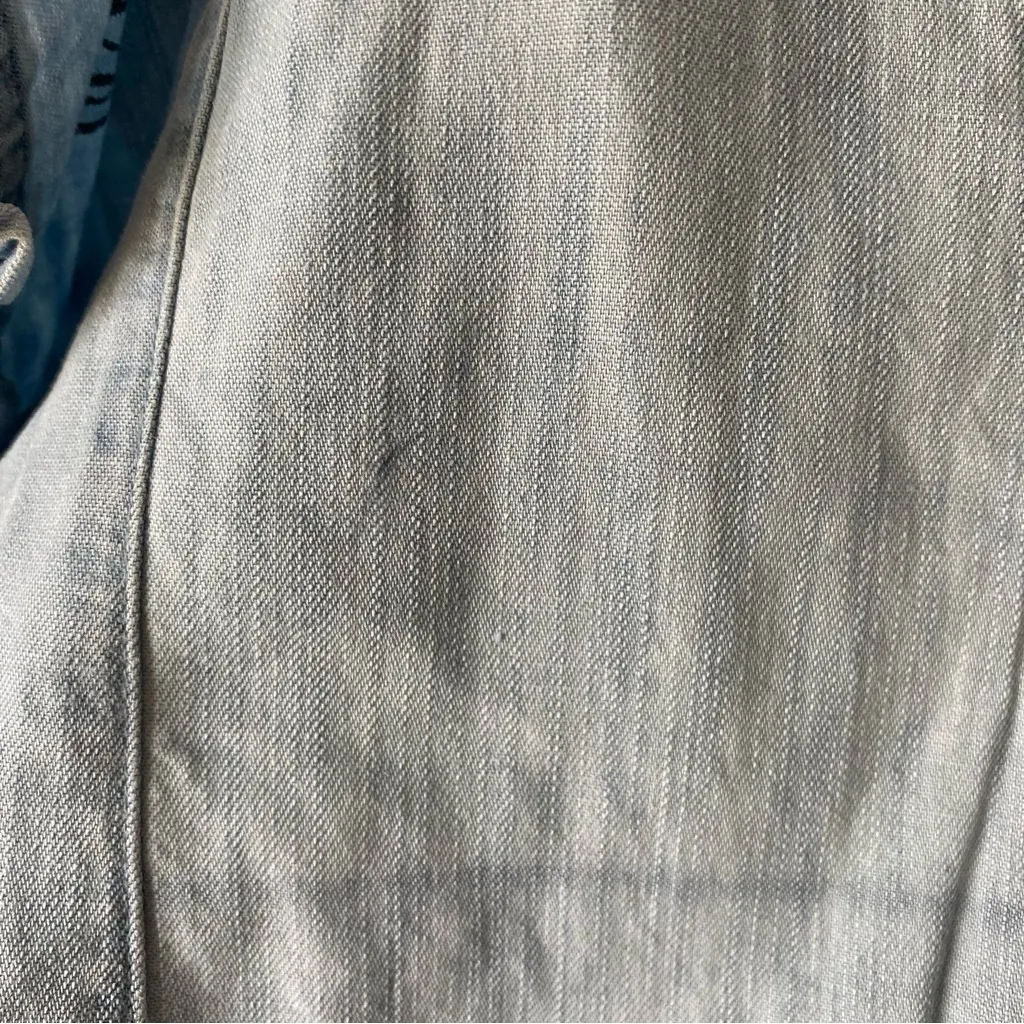 Ariat Women XXL Eden Poncho Blouse 100% Tencel Light Blue Ruffle Western - Image 8