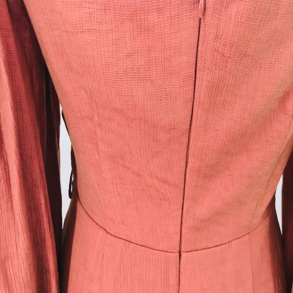 Saint + Secrets Brown Fit & Flare Midi Dress - Image 11