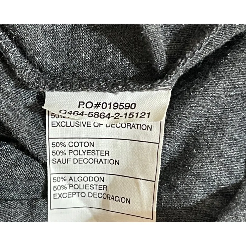 NWT Camp David Women's Mizzou Tigers Long sleeve crewneck T-Shirt Grey Gold Size - Image 7