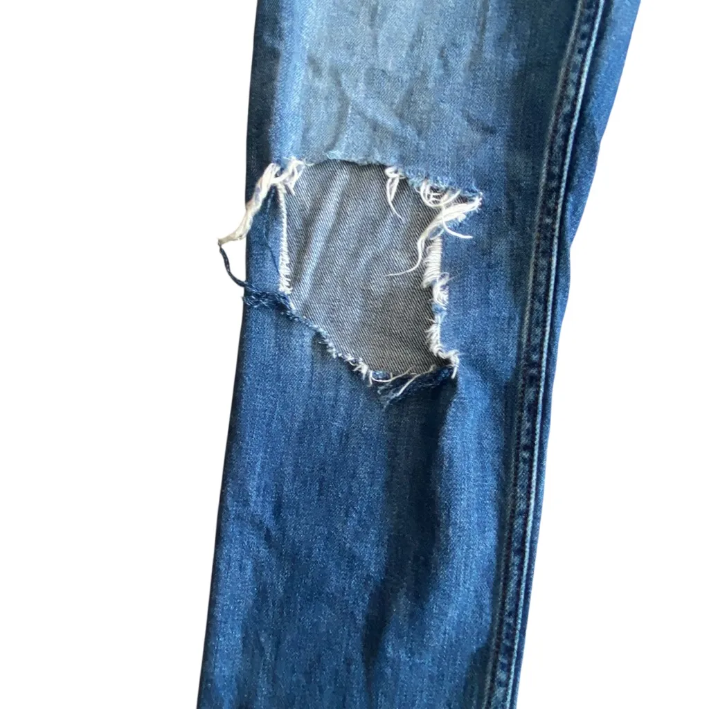 Everlane Lightweight distressed THE SUMMER JEAN Straight Jeans Classic Size 25 - Image 11