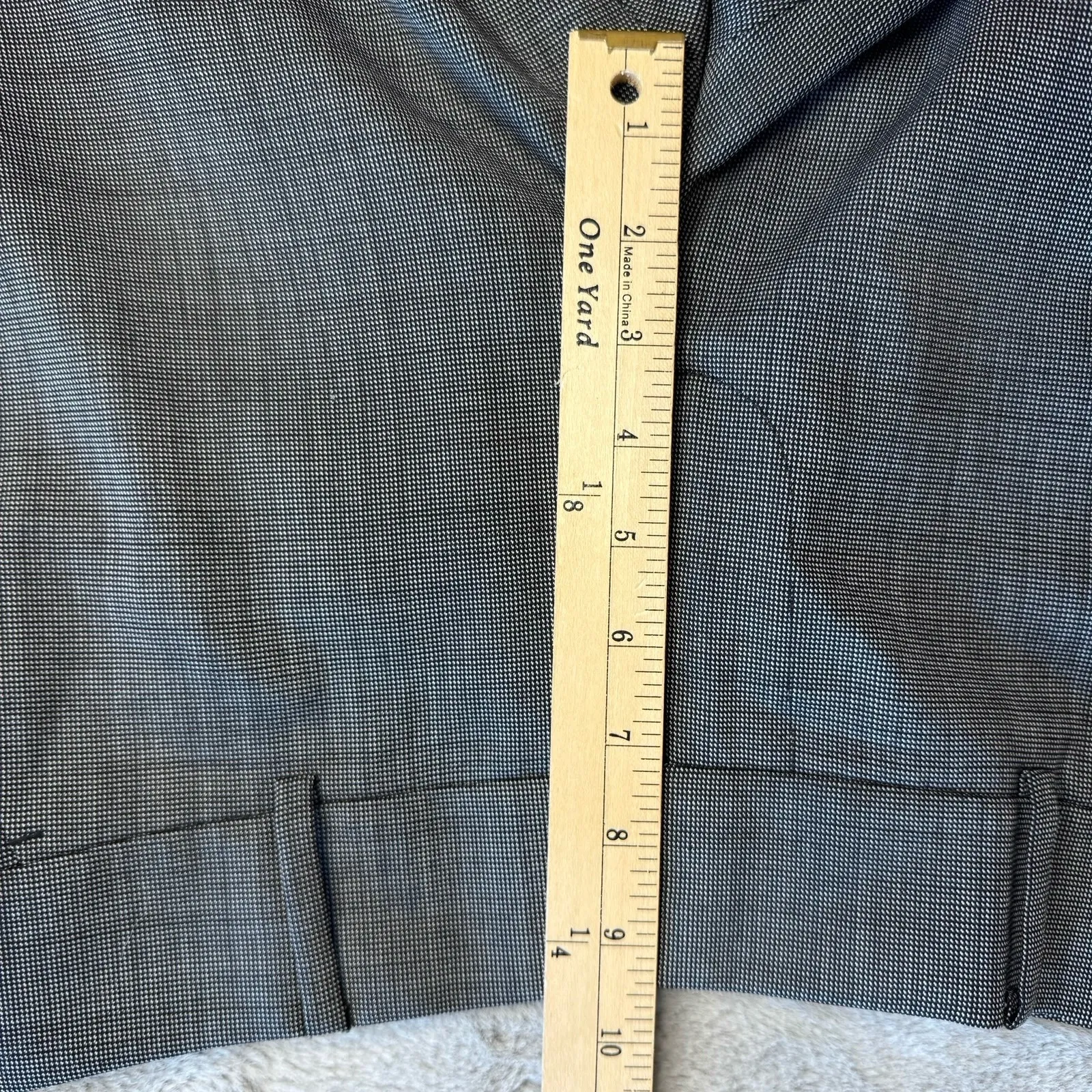 Ann Taylor Women Sz 2 Signature Fit Lower On Waist Gray Dress Pants - Image 12
