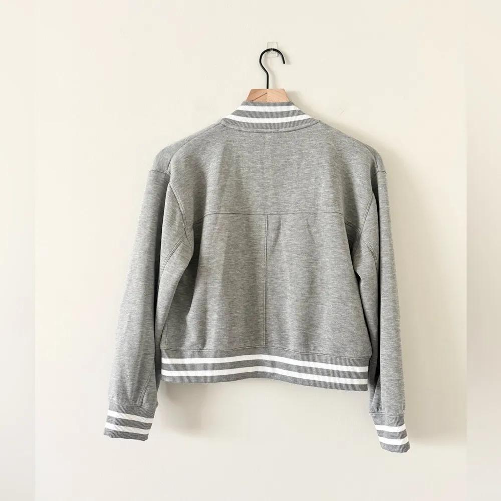 All In Motion Snap Button Jacket in Gray and White - Size XS - Image 3