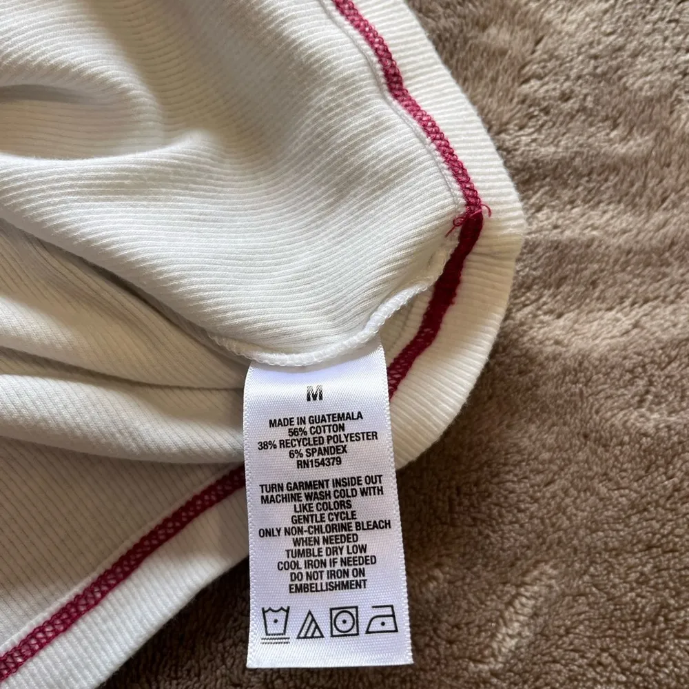 AEROPOSTALE Laguna Beach Seriously Soft Ribbed Baby Tee Y2K Women’s Sz M EUC - Image 5