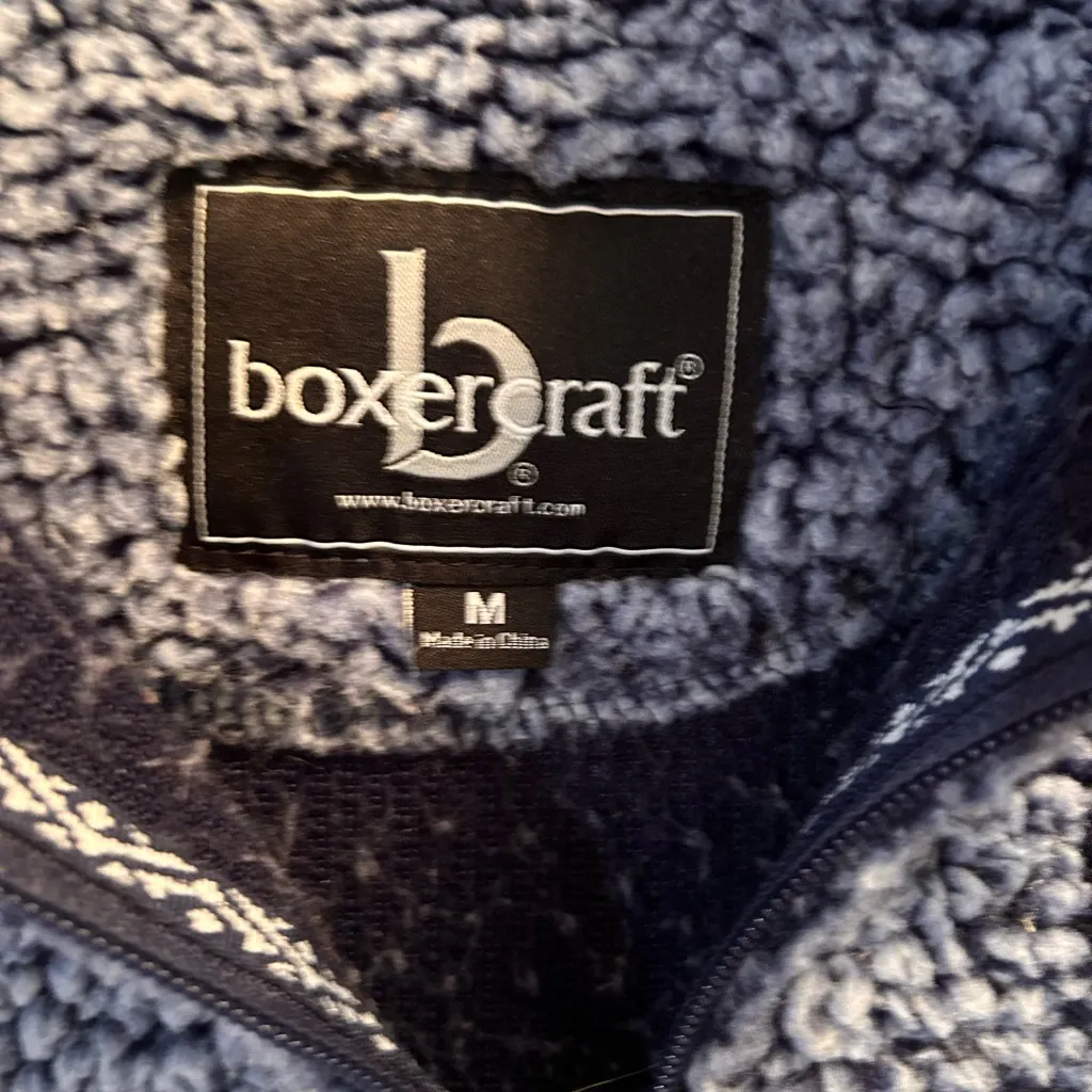 Women's - West Virginia Mountaineers - Sherpa - Quarter-Zip Size Med Boxercraft - Image 2