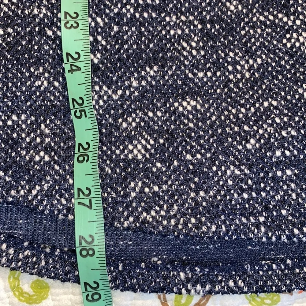 Charter Club 2x women’s plus sweater blue white speckled boat neck tie sleeves - Image 9