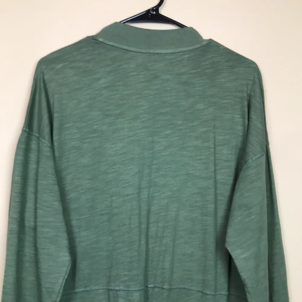 Free People Intimately Women’s Just Because Green Oversized Long Sleeve Jumpsuit - Image 7