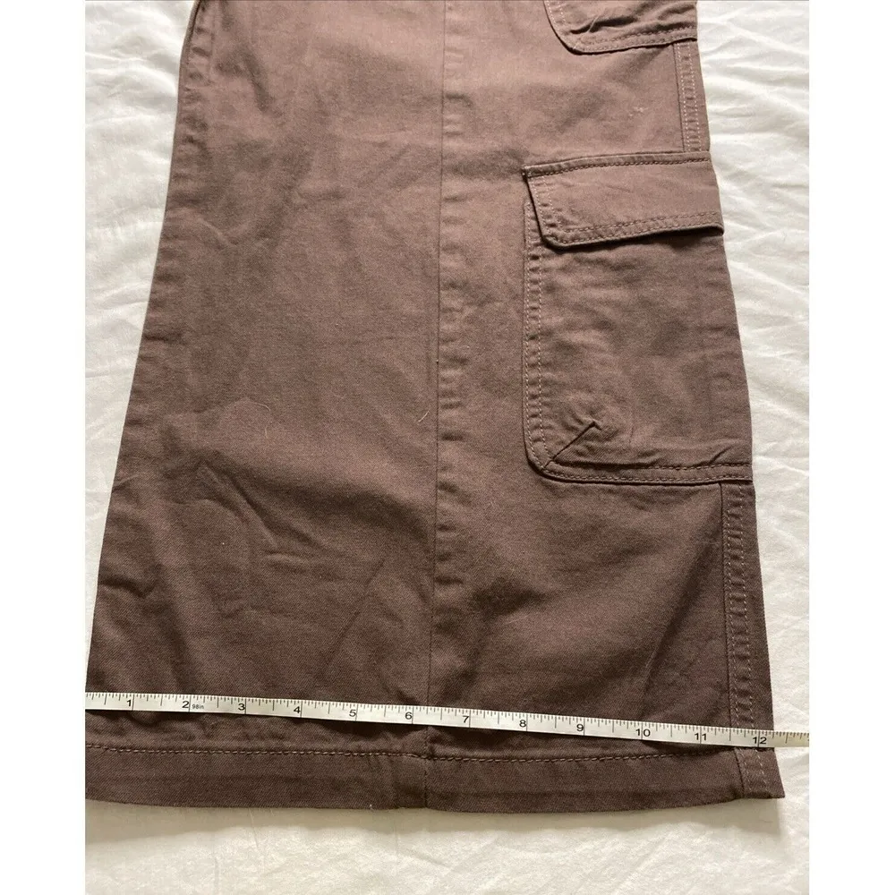 Tinseltown Cargo Pants Womens Baggy Wide Leg Mid Rise Brown Kohls Size 17/33 NWT - Image 15