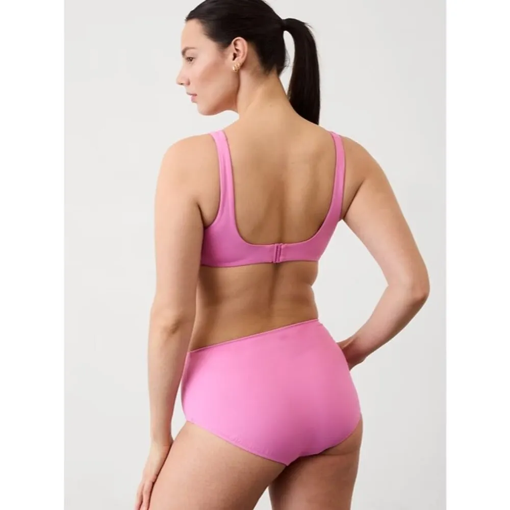 Athleta Paradise Bikini Set Top 40D/DD | Bottom Large -Peonies Pink - Image 4