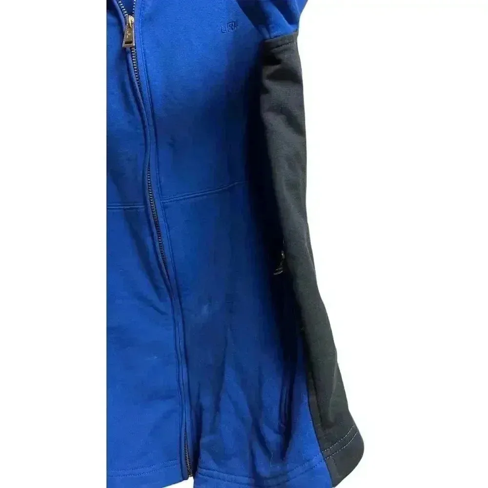 Lauren Ralph Lauren Color Block Zip Front Cotton-Blend Jacket Medium - Image 8