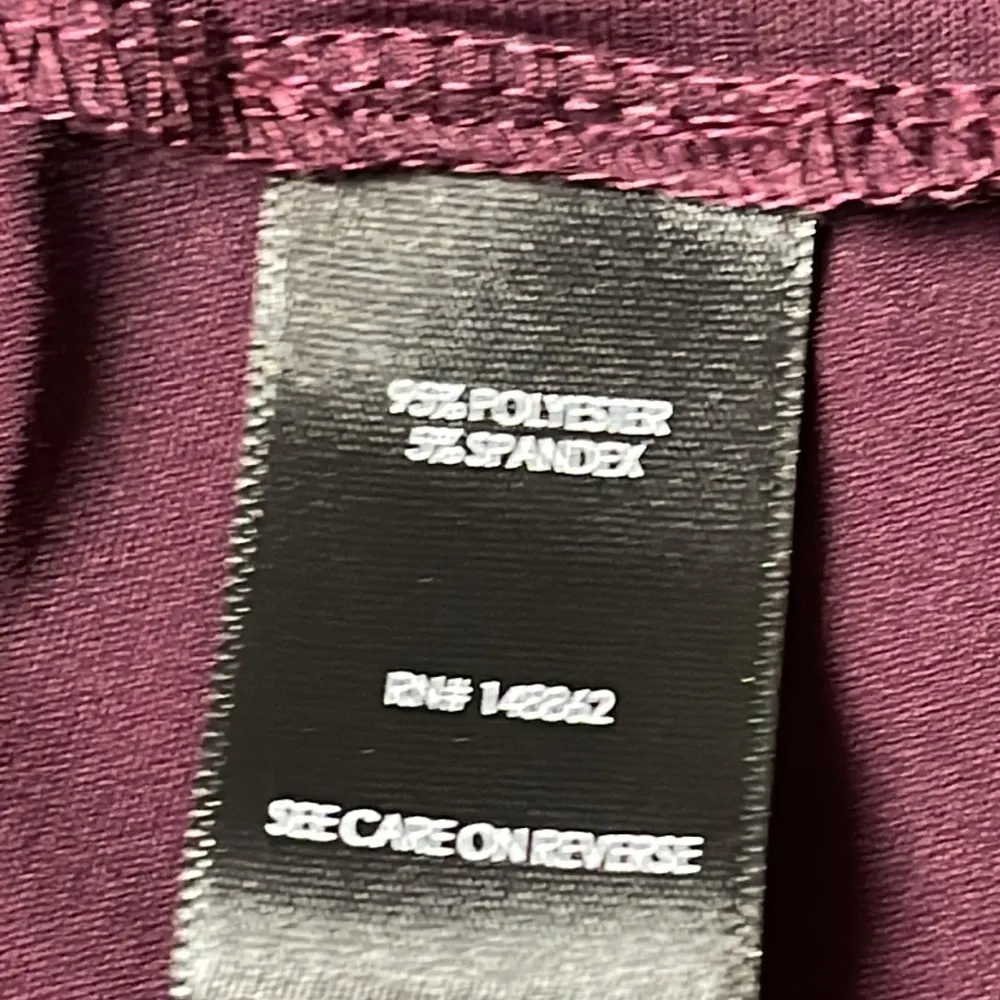 Torrid  Burgundy Open Front Silky Cardigan Size 2 (2X) - Image 6