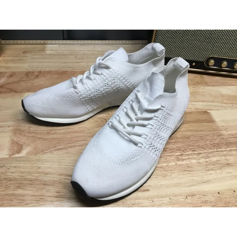 BP. Sneakers Women's Size US 9M White Knit Low Top Lace - Image 4