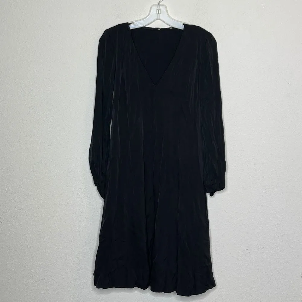 Elie Tahari Silk Blend Dress Black - Image 5