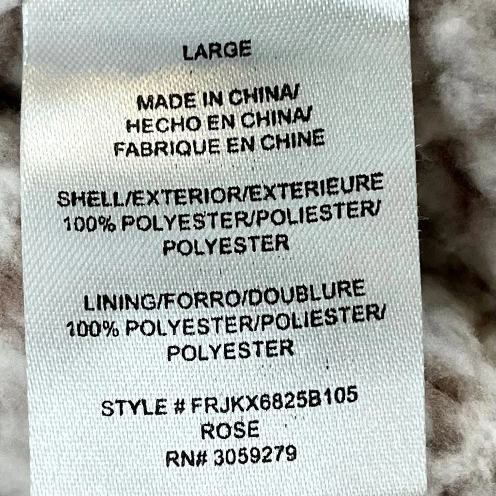 Thread & Supply Wubby Fleece Pullover True Grit Teddy Bear Sweater Large - Image 11