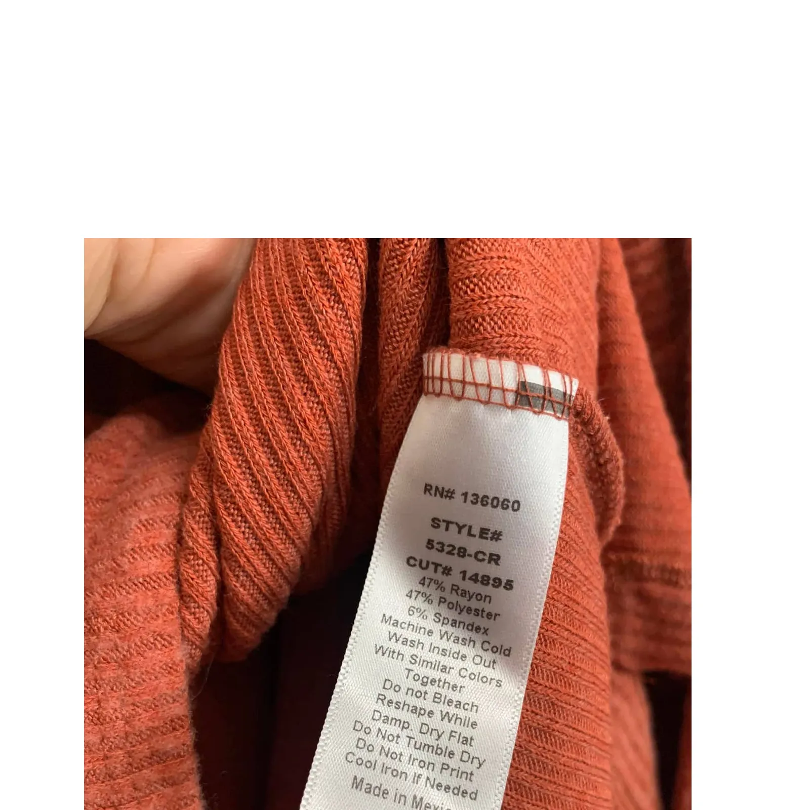 PST by Project Social‎ T Wren Cozy Rib Hoodie in Orange Size XS NEW - Image 2