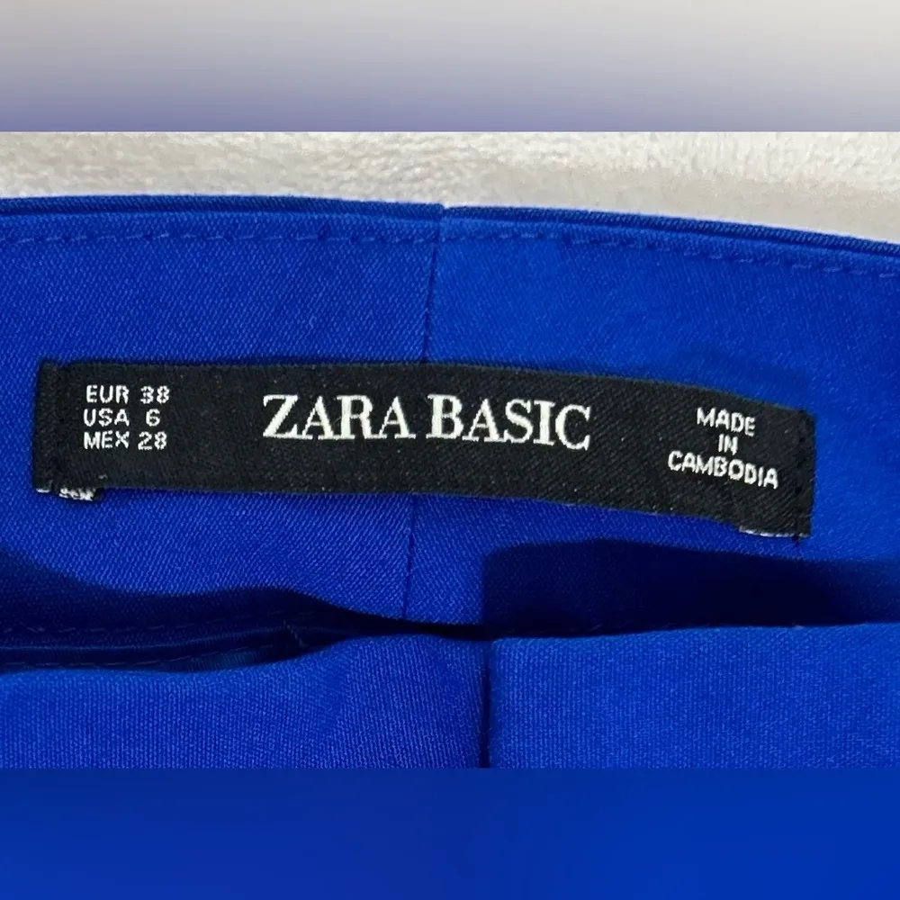 Zara Blue Tailored Dress Jeans - Image 2