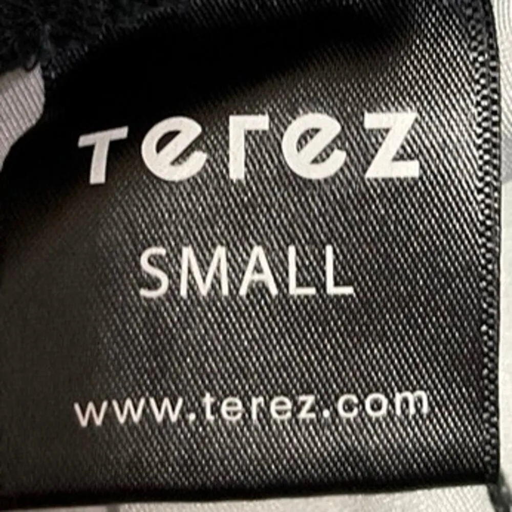 Terez Blue Black Leopard Animal Print Mid Rise Stretch Athletic Leggings Size S - Image 4