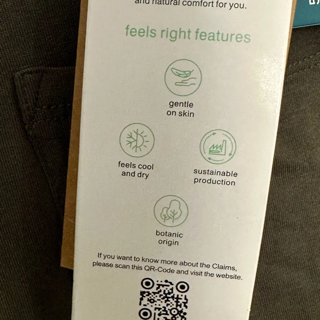 Sijo Gray Long Sleeve Tee, eucalyptus cooling Size L - Image 5