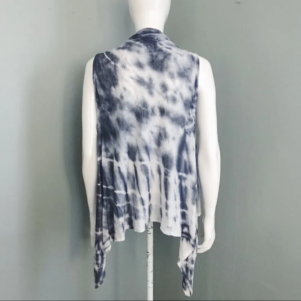 Marbled Tie-Dye Knit Vest | Size S - Image 4
