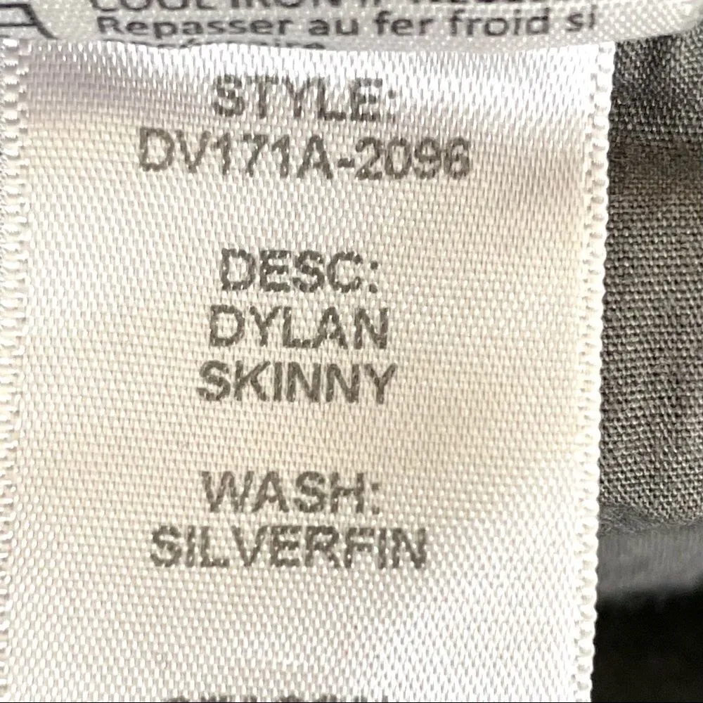 Vince Dylan Grey stripe skinny jeans - Image 16