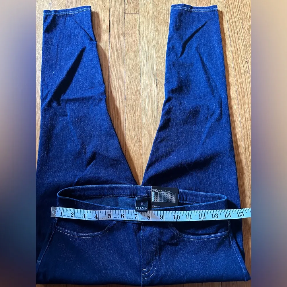 HUE Blue-Wash Jeggings, Size Small, NWT - Image 3