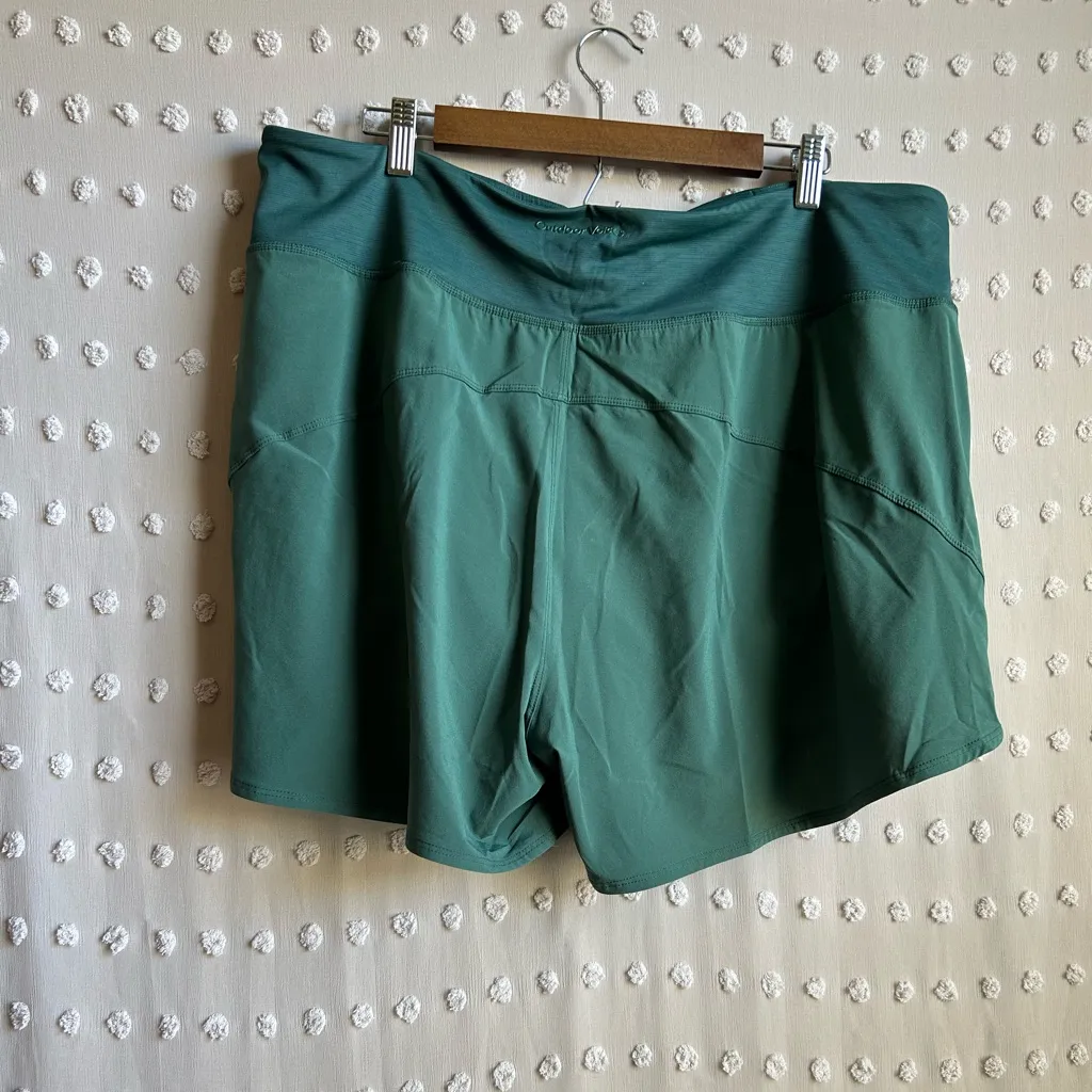 NWT Outdoor Voices Hudson 4” Short Sz XXXL Pebbled Evergreen‎ - Image 2
