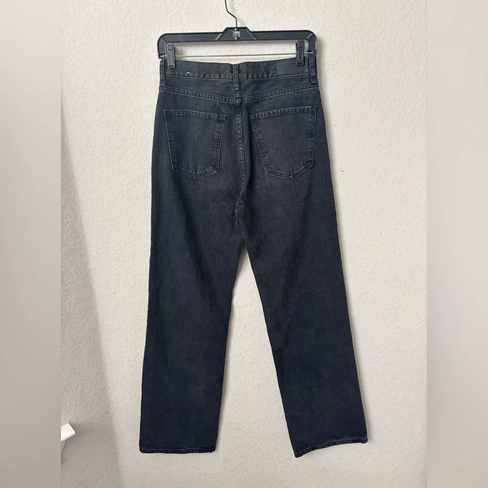 MNG Black/Gray straight Leg Jeans size 6 - Image 6