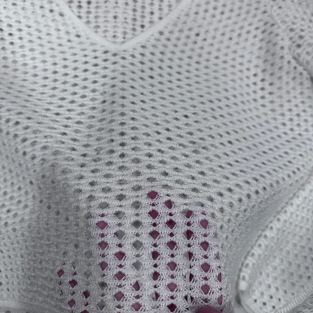 HOUSE OF HARLOW X REVOLVE WOMENS XS CROCHÉT SWEATER White - Image 6