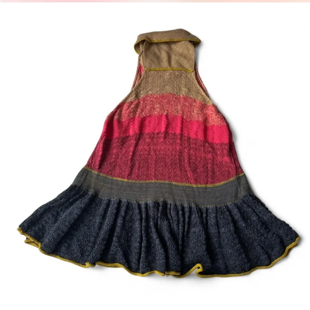 Women's Free People Sleeveless Peplum
Polo Knit Hi-Low Sweater Top. - Image 8