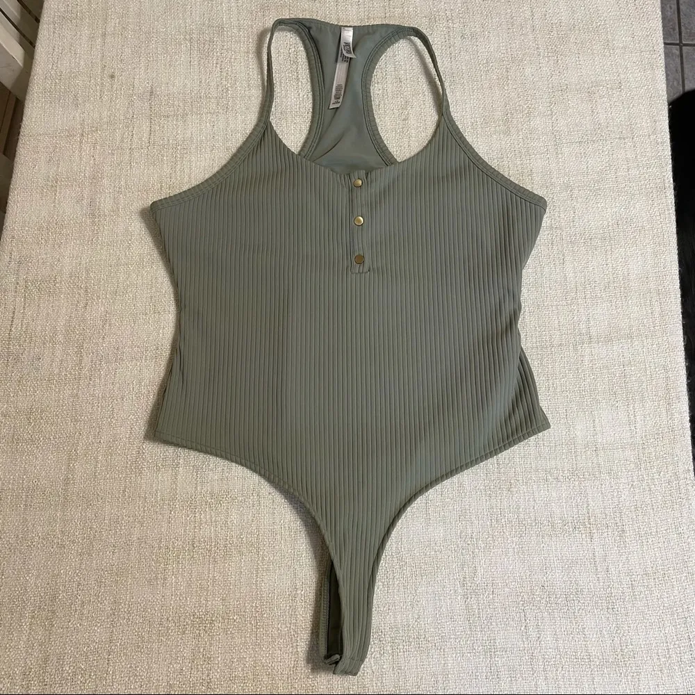 Victoria Sport Women’s Ribbed Bodysuit - Image 3