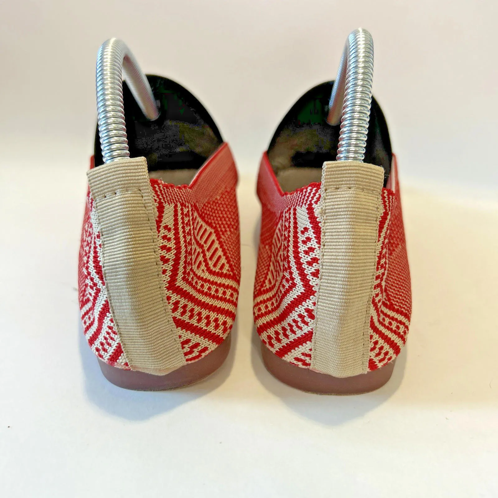 RVROVIC Women’s Flat Shoes Sz 8.5 Knitted Lightweight Slip - Image 5